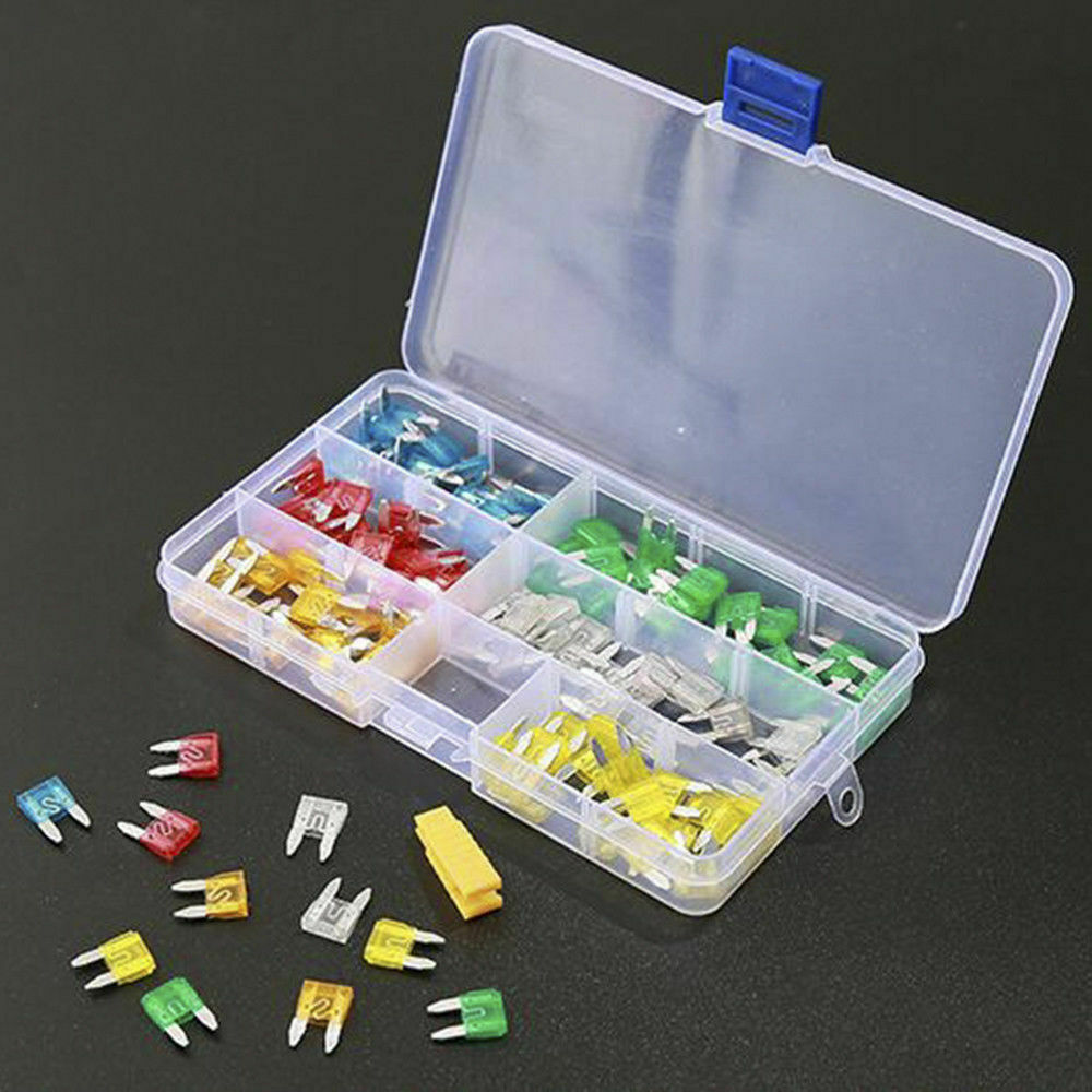 120 pcs Low Profile Mini Size Blade Fuse Assortment Set Auto Car Truck Fuses