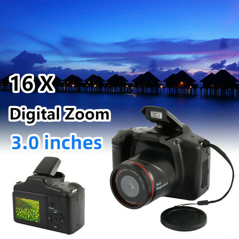1080P Digital Camera Vlogging Video SLR Camera 3.0 Inch 16x Zoom Ultra HD