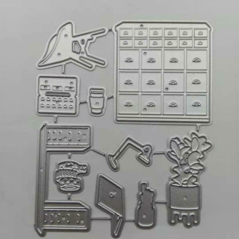 Furniture Metal Cutting Dies Stencil DIY Scrapbooking Album Paper Card Template