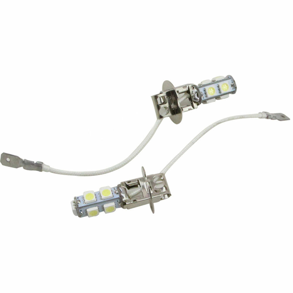 2Pcs 100W White Tail Light H3 5050 Super Bright LED DRL Head Car Light Bulb UK