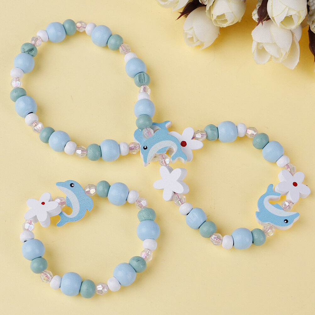 Beads necklace girls jewelry dolphin-shaped children accessories kids cart.l8
