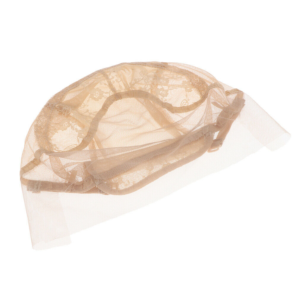 Durable Weaving Wig Lace   for Wig Making with Adjustable Strap Beige