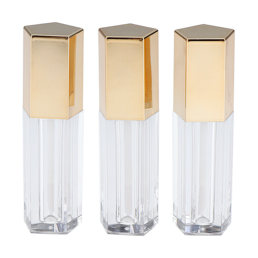 9 Pieces 5ml Cosmetic Container Lipstick Bottle Oil Tube Lip Balm Case