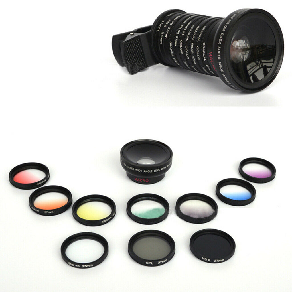 12 in 1 37mm filter phone camera lens CPL filter ND8 STAR