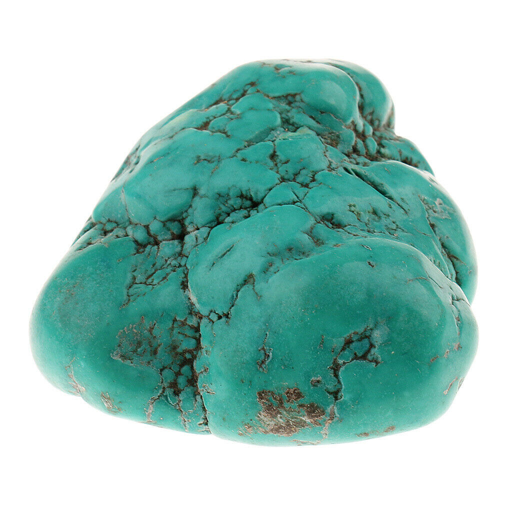 Turquoise Gem Quartz Feng Shui Crystal Terminate Decor For Jewelry Making