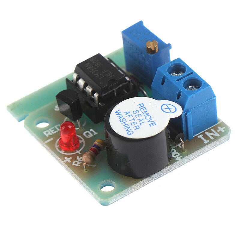 Anti Over Discharge Low Voltage Protection Module Audible Alarm Buzzer 9V 12V DD