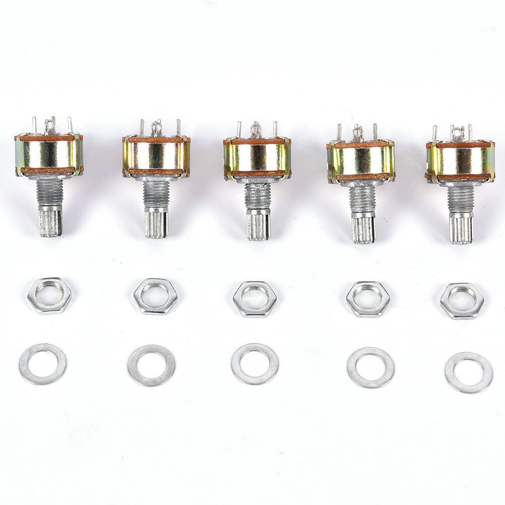 5PCS WH148 Single Potentiometer 500K Potentiometer With Fine B500K Switc.l8