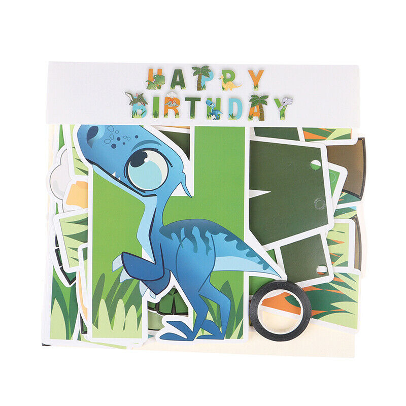 Dinosaur style flag Jungle Safari Birthday Party Jurassic World Dino Par.l8