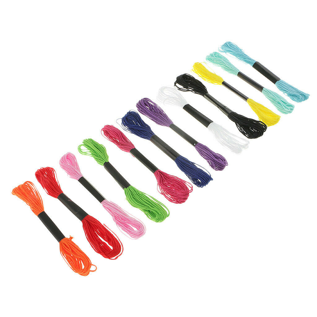 12pcs Thread Embroidery Floss Cross Stitch Diy Embroidery