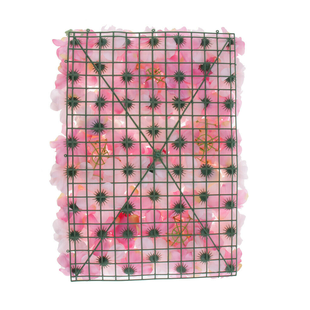 Pieces of 2 Upscale Rose Hydrangea Silk Flower Panel with Stage Background