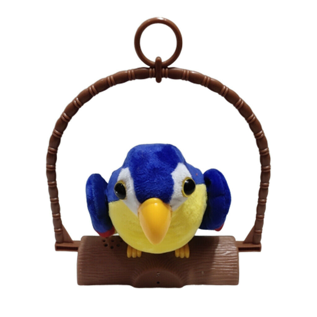 Funny Electric Pet Plush Talking Repeat What You Say Parrot Animal Toys