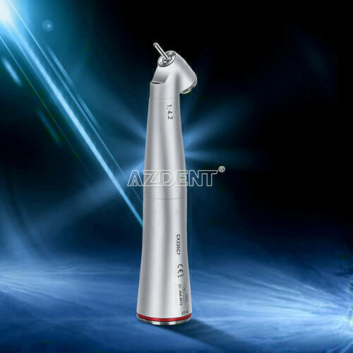 Dental 45°Push Button Electric Contra Angle Fiber Optic 1:4.2 increase Handpiece