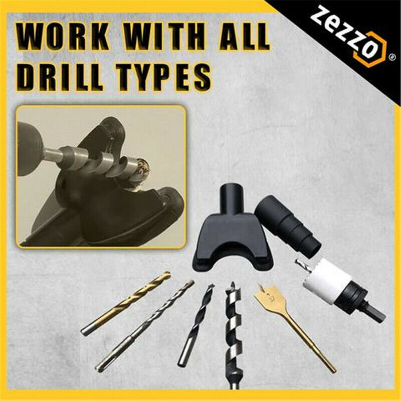 Hands-Free Dust Collector Guard Kit Universial Electric Drill Dust Woodworking