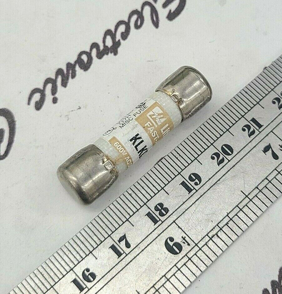 1pcs - Littelfuse KLKD 30 (KLKD 30A) (30 Amp) 600V - Midget Fast Acting Fuse