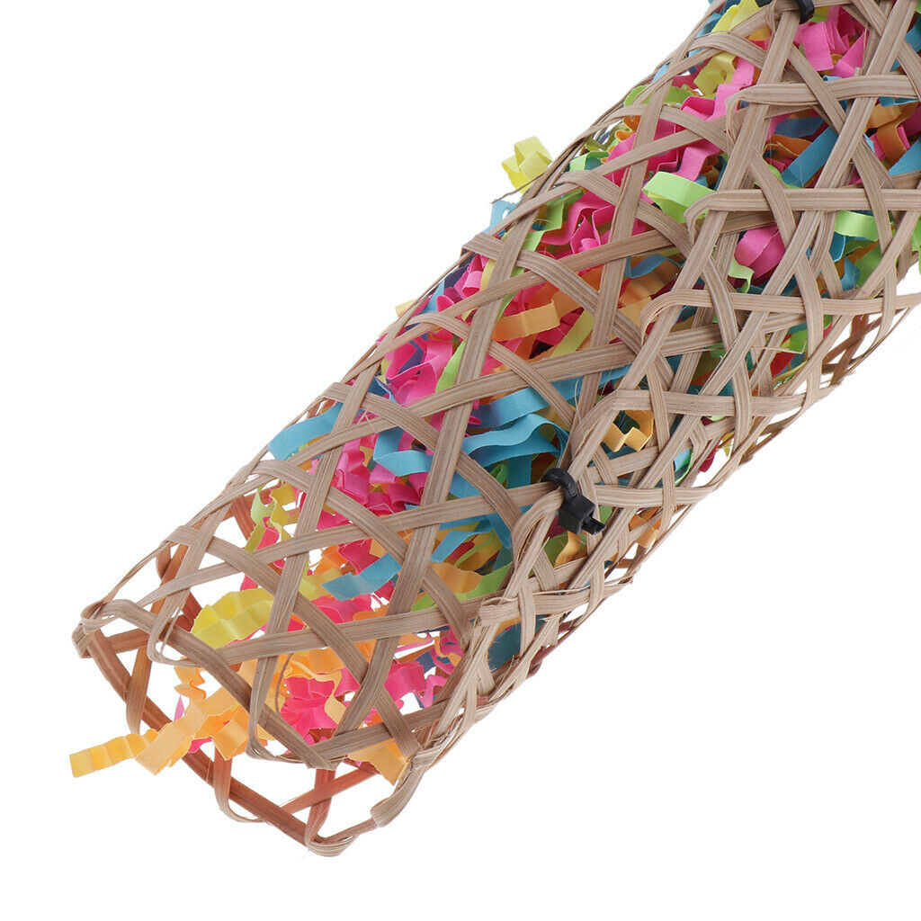 Parrots Bite Rattan Toys Birds Parrots Hanging Decor Accessory Birds Macaws