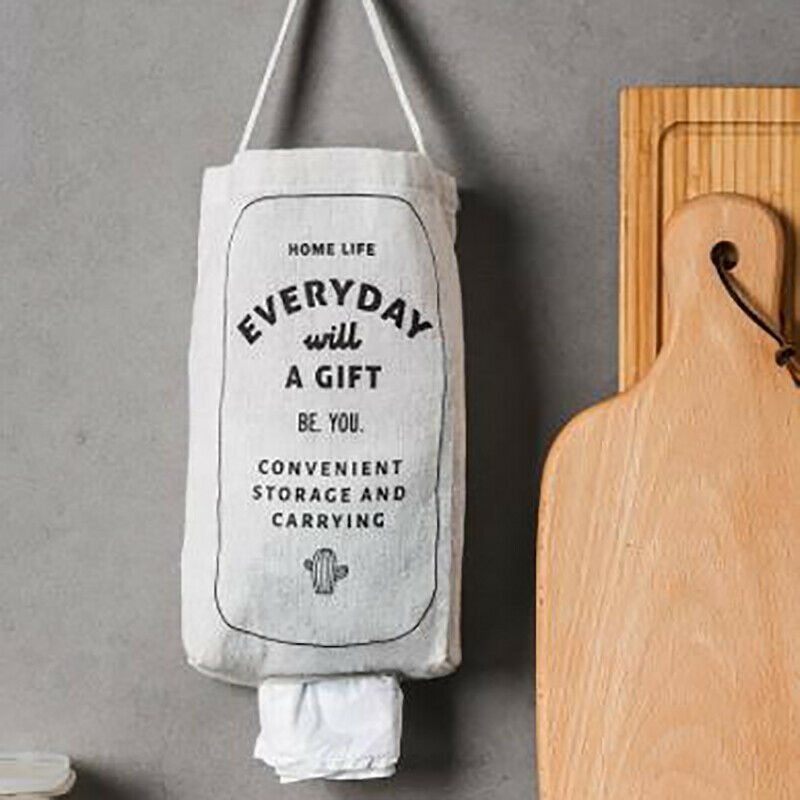 Household Items Hanging Kitchen Garbage Bag Storage Packing Organizer Org.l8