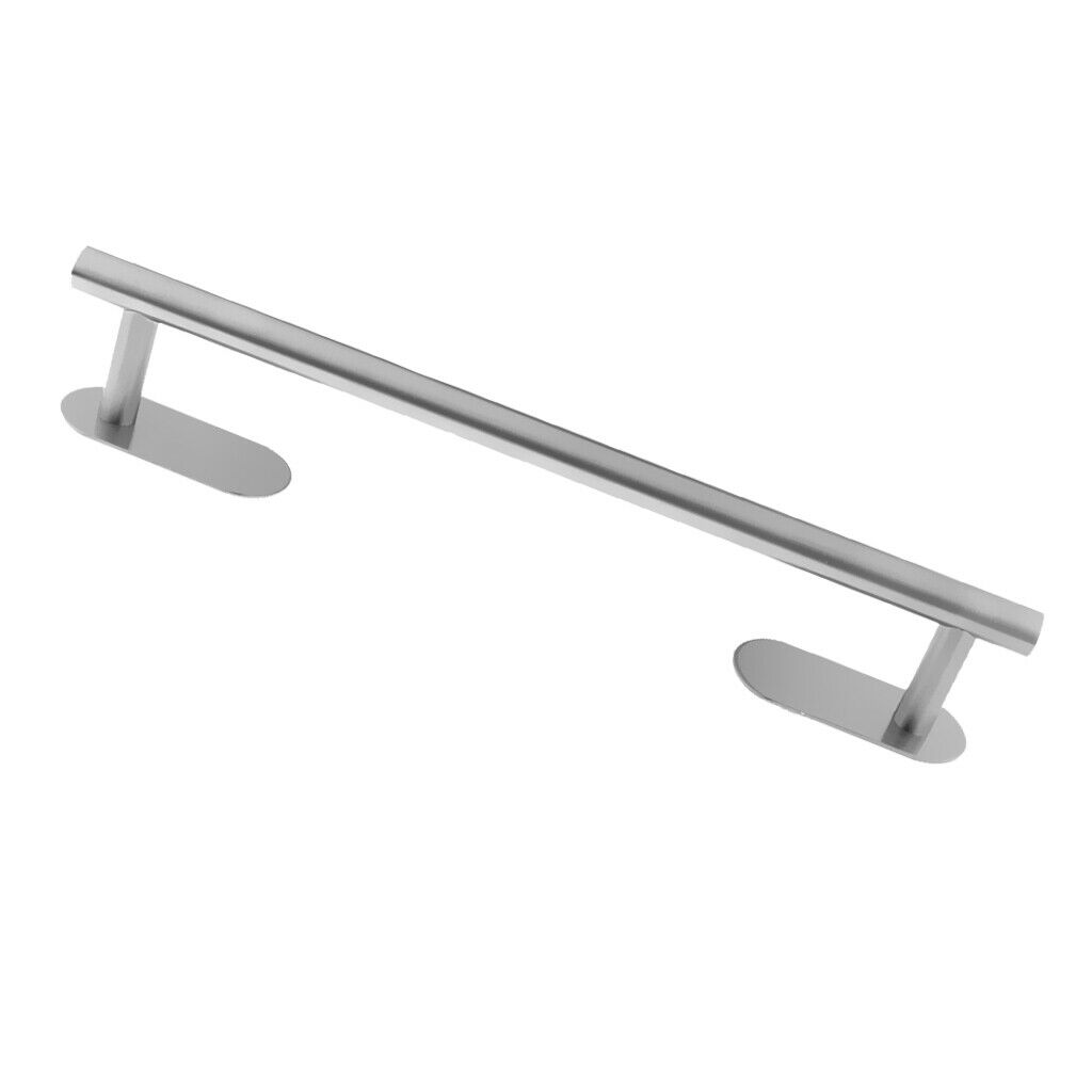 16'' Wall Mounted Bathroom Towel Rack Hanger Self-adhesive Towel Bar Holder