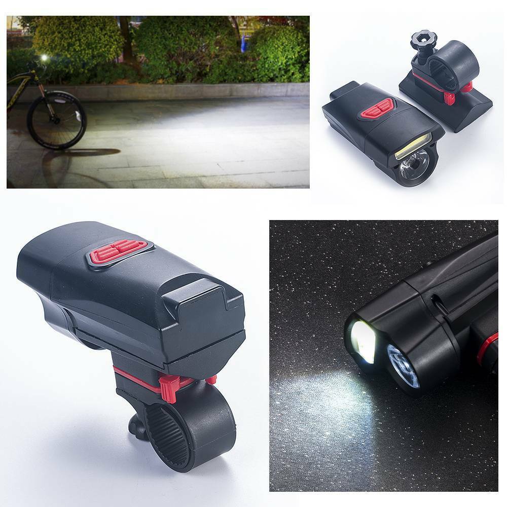1*Battery Bicycle Bike Front Head Light Cycling Bicycle LED Lamp Outdoor Riding
