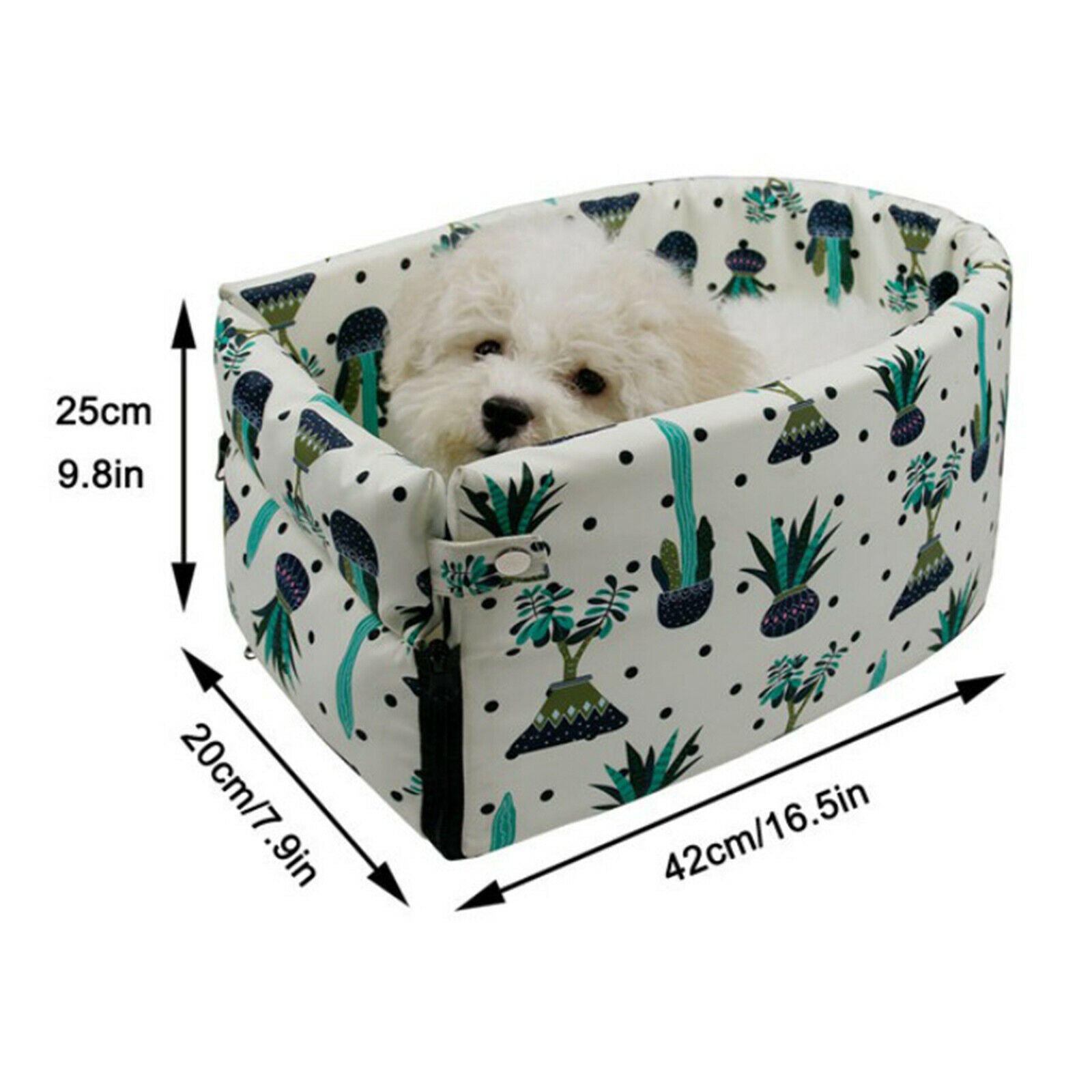 Dog Car Carrier Waterproof Cat Pet Booster Seat Crate for SUV Van Truck Cage