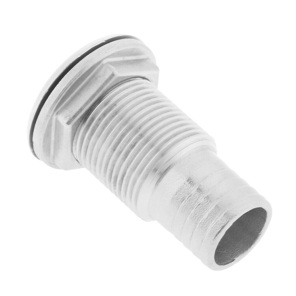 316 Stainless Steel Boat Thru Hull Fitting Marine Hose Barb Connector 1