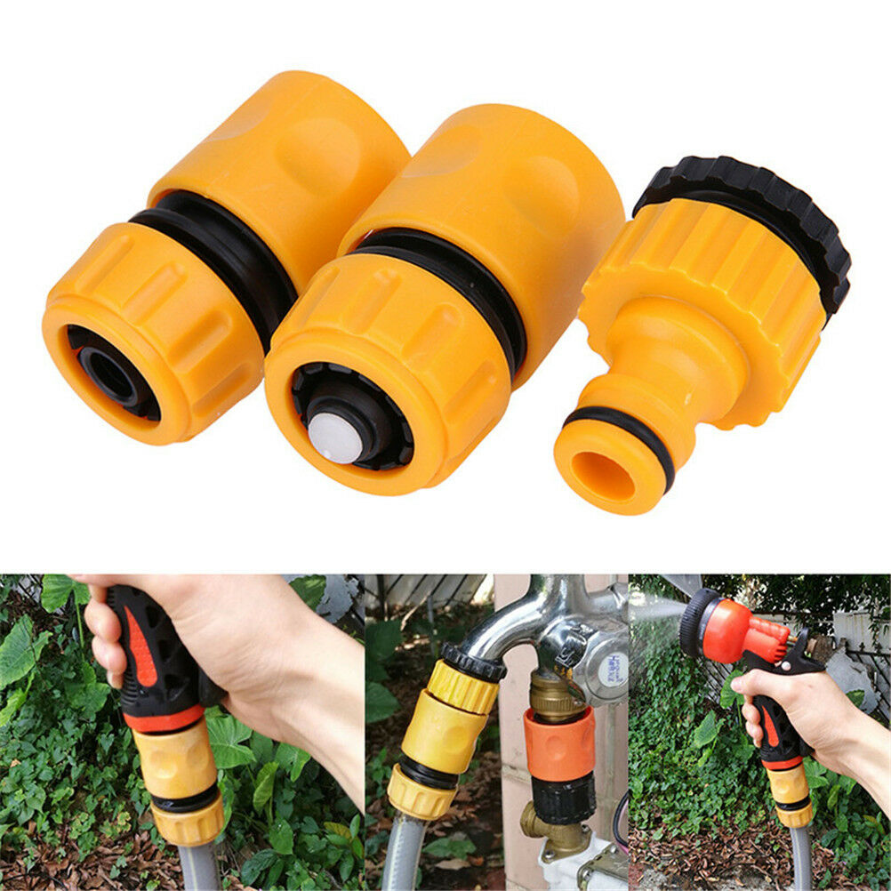 3Pcs Fast Coupling Adapter Drip Tape For Irrigation Hose Connector Garden .l8