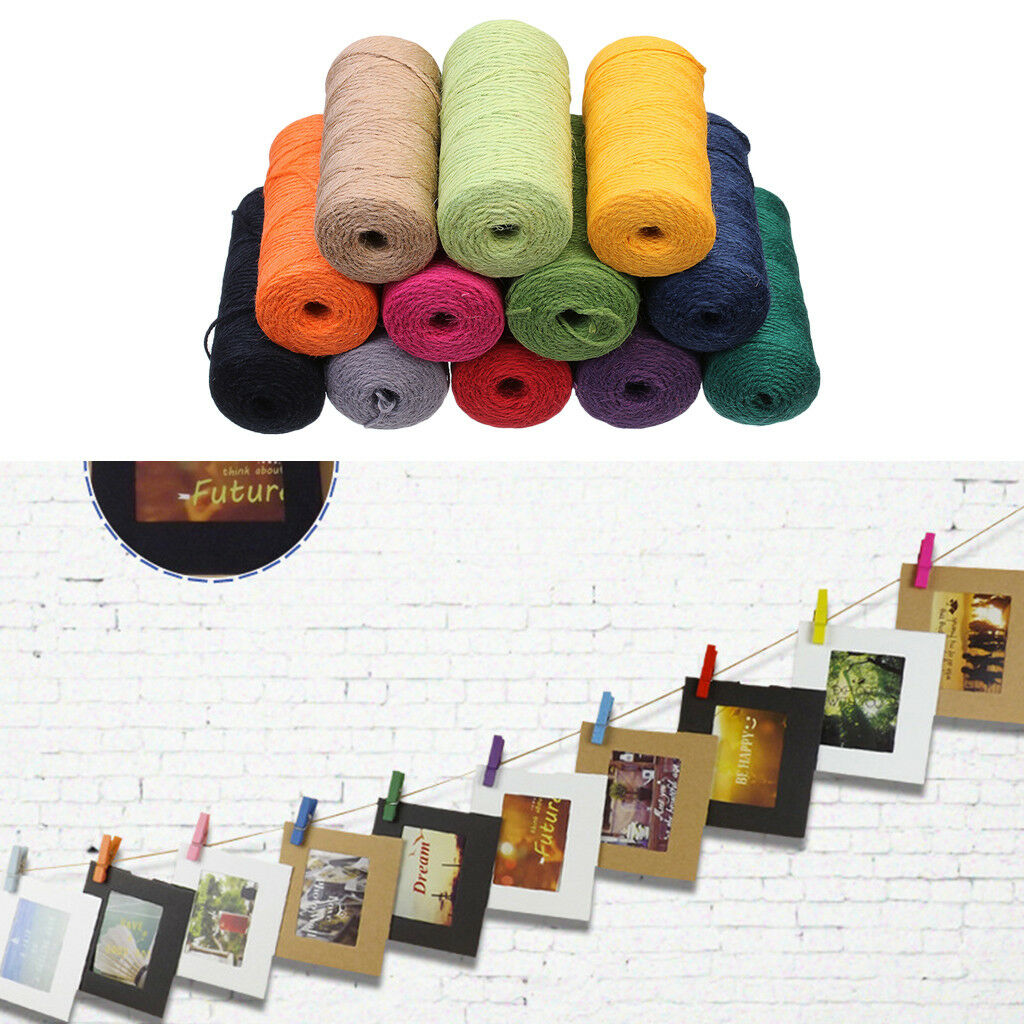 2 Rolls Jute Rope Wrap Wedding Party Decoration Crafts Handmade   Decor