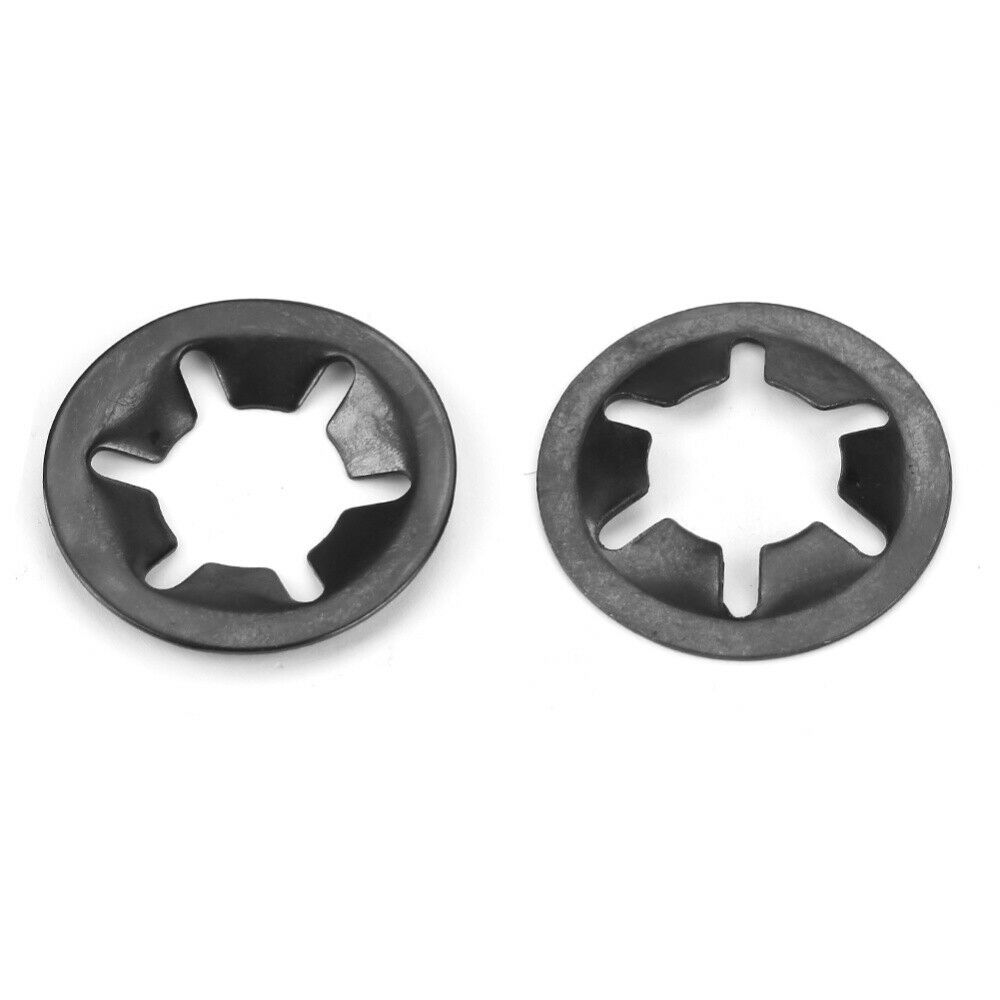 260X Push Nut Speed Lock Washer Clip Clips Assortment Kit M3 M4 M5 M6 M8 M10 M12