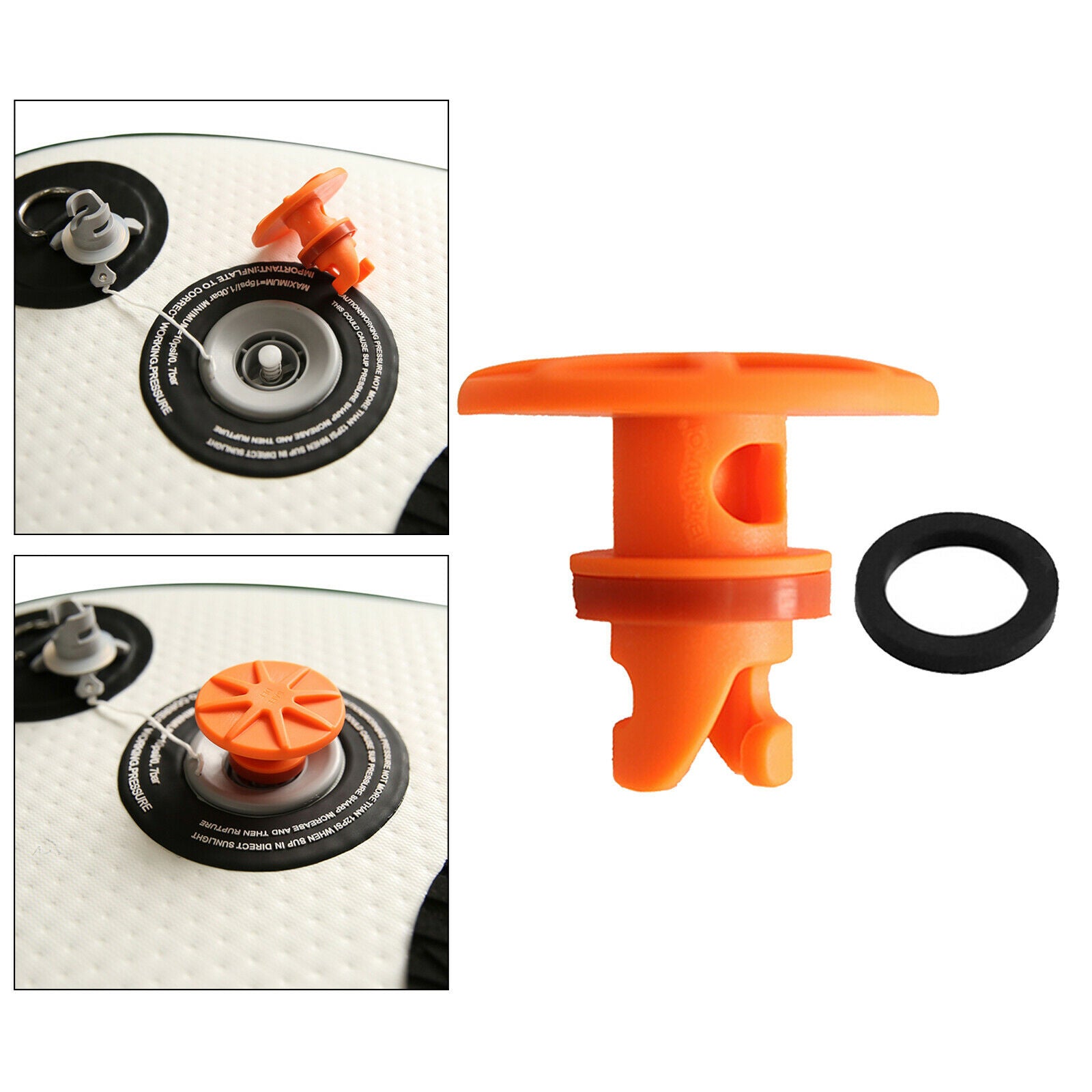 Quick Deflation Valve Deflate Valves Adapter for Inflated Boat Surfboard