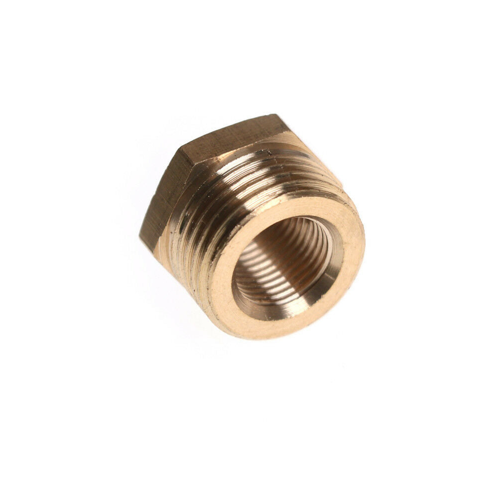 1Pc 3/8" BSPT Male 1/8" Female NPT Adapter Brass Pipe Fitting Reducing Bushin Ad