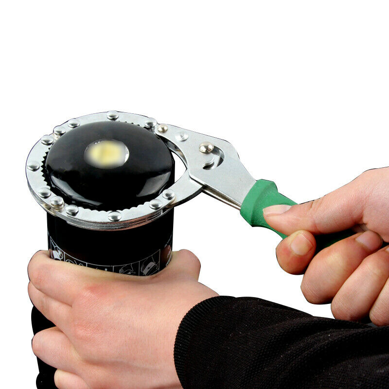 1PC Adjustable Oil Filter Wrench Handcuff Style Remover Tool Car Motor 60mm-75mm