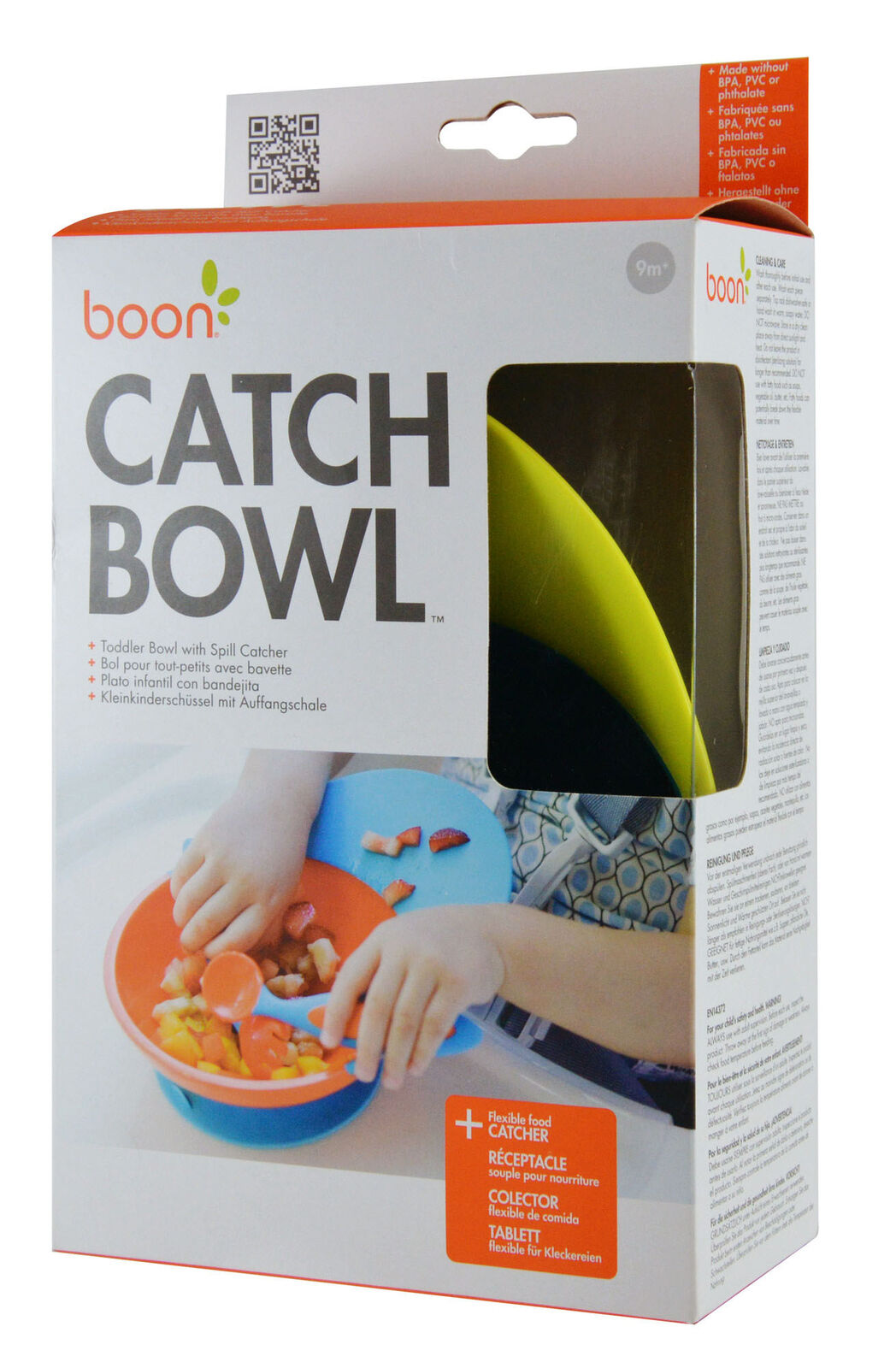 B10134 Boon CATCH Bowl Baby Feeding Blue/Green Kids Toddlers 9+ Months