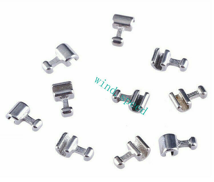 1000pcs Crimpable Hooks Stop Dental Orthodontic Stainless Steel Hook Short Type