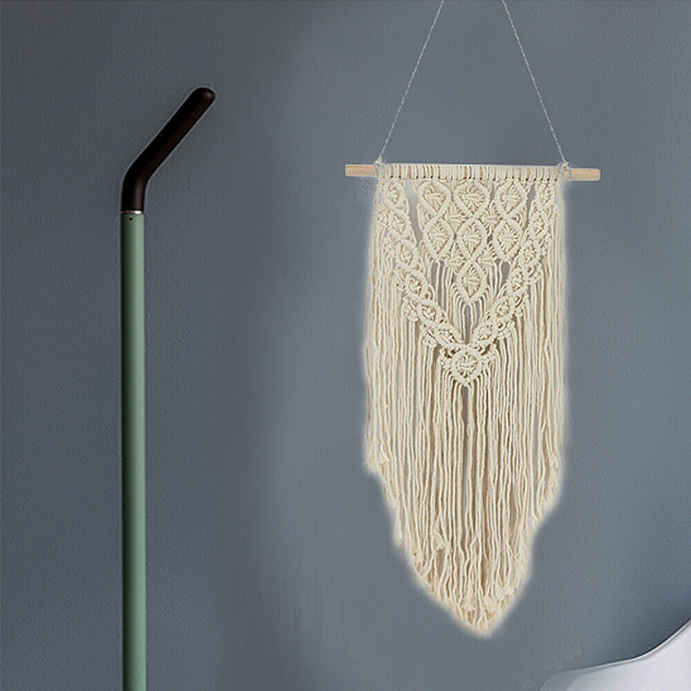 Cotton Woven Macrame Wall Hanging Tapestry Bohemian Style Home Wall Decor