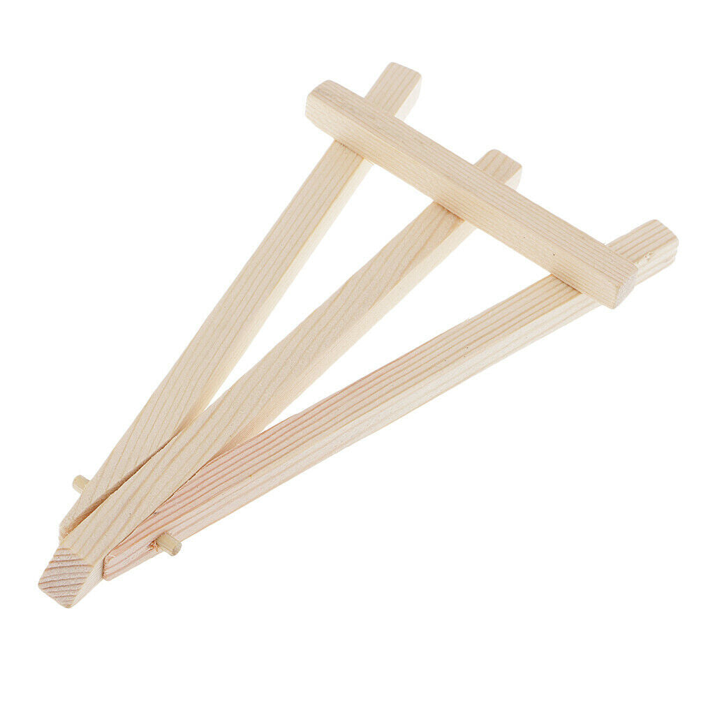Mini Wood Display Easel Table Number Name Place Card For