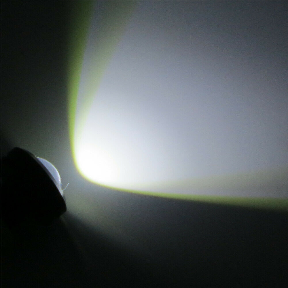 10pcs Small White LED Black DOME Motorcycle-Chopper-Bobber Turn Signal Lights