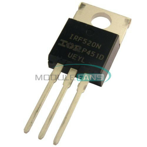 10PCS IRF520N IRF520 TO-220 N-Channel IR Power MOSFET