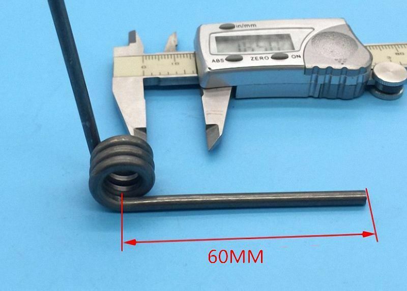 New 2PC Wire Dia 3.5mm Outer dia 16.5mm Arm length 60mm Torsion Spring