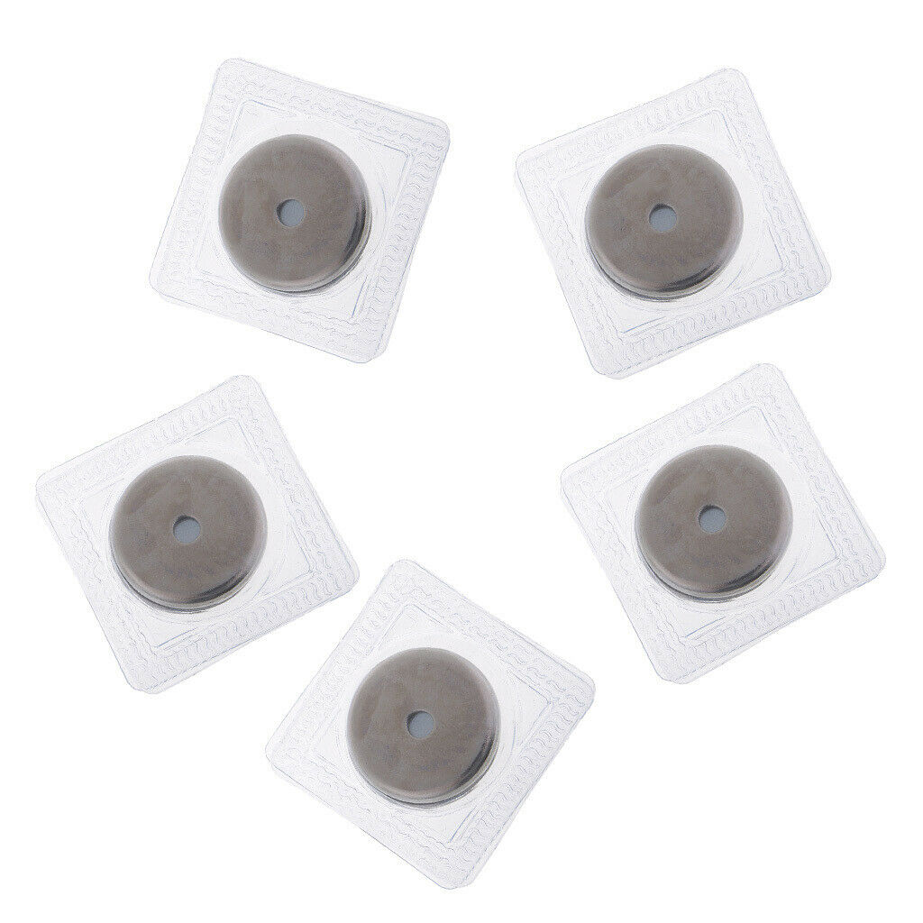 5 Sets Invisible Sew-in Magnetic Snap PVC Closure for Clothes Handbag 23mm