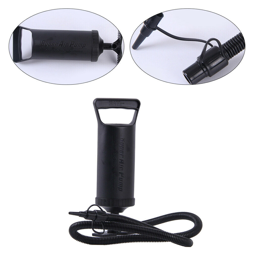 Compact Mini Air Pump Inflatables Swimming Ring Inflator 3 Nozzles Pumps