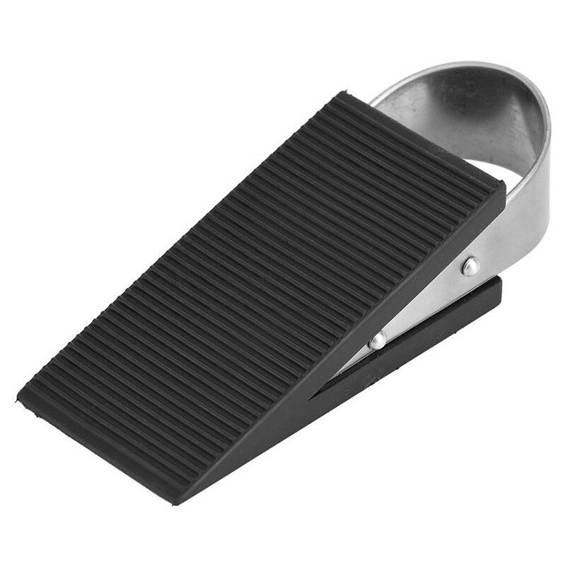 New Rubber Stainless Steel Doorstops Door Stopper Door Wedge Home Office