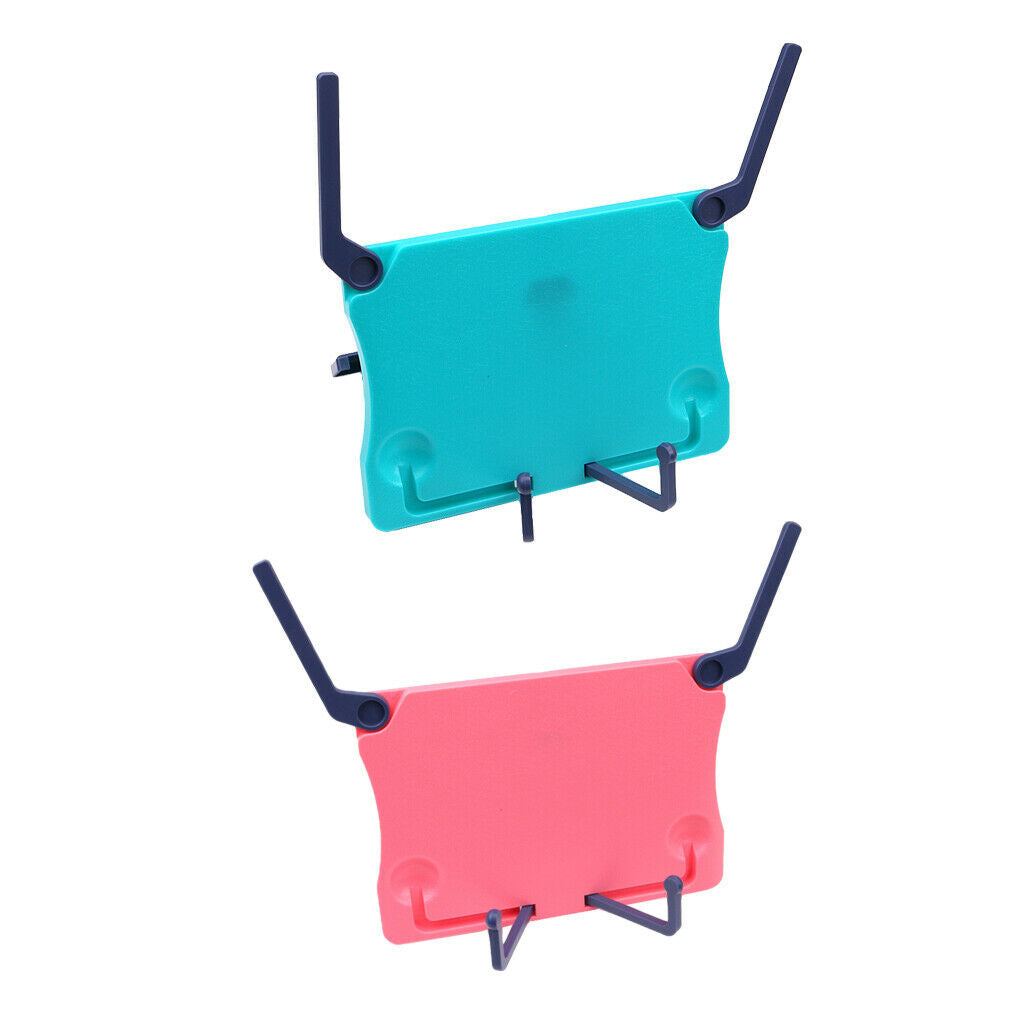 2pcs Tabletop Music Book Stand Tablet Bracket Holder for Reading Studying