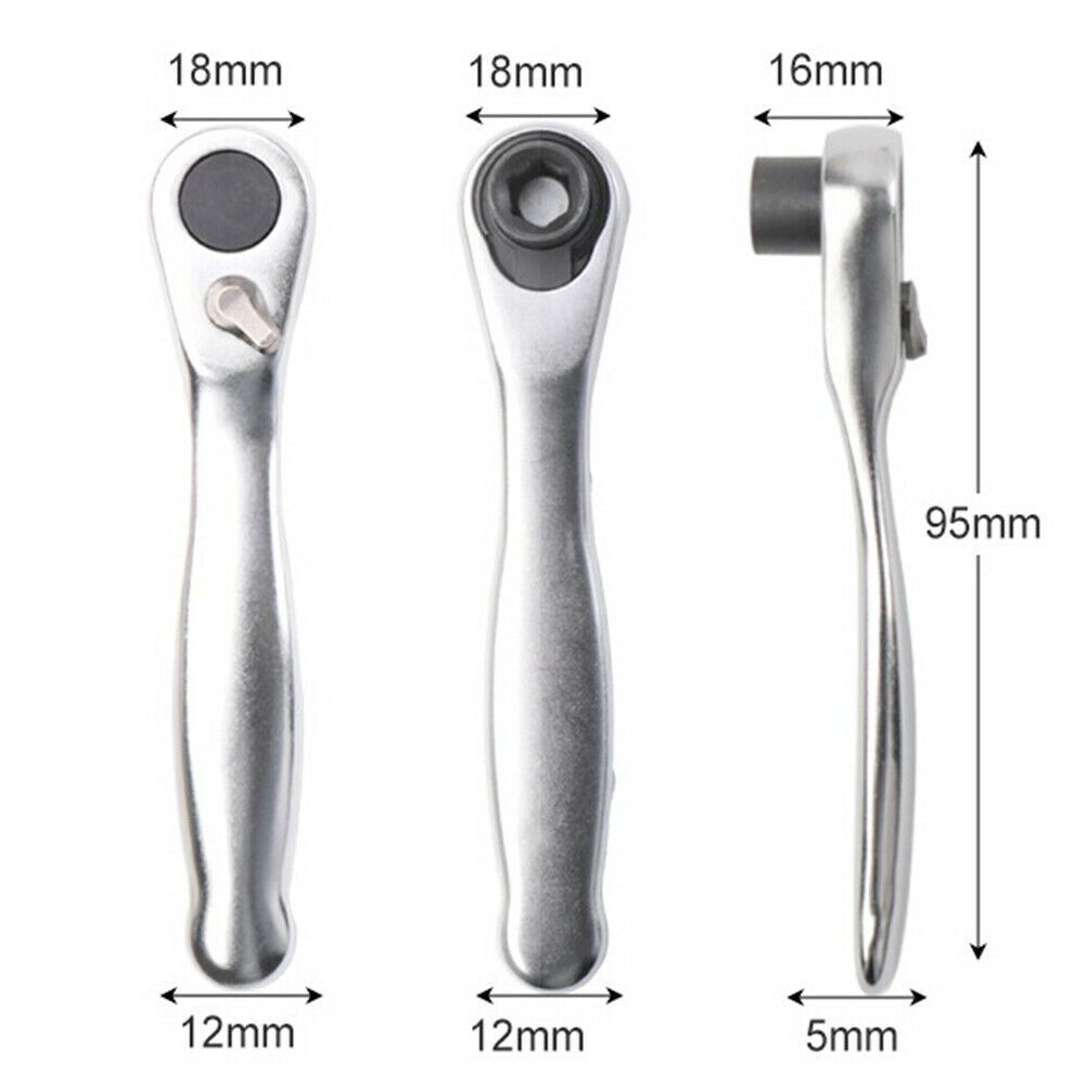 Mini 1/4" 72T Ratchet Hexagon Wrench Quick Relea Socket wrench Tool  HFYXAU FG
