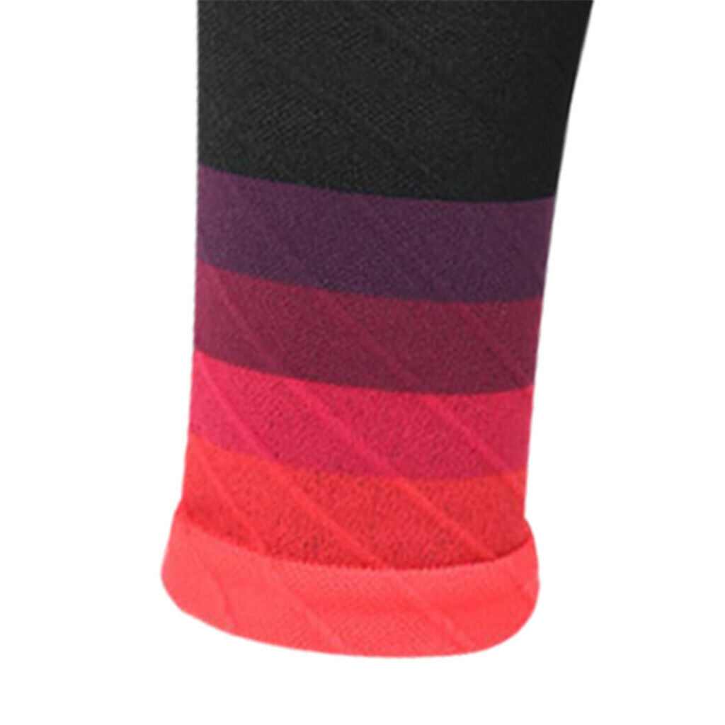 2 Pairs Calf Compression Socks for Man Woman Hikers Running Gym Gray and Red