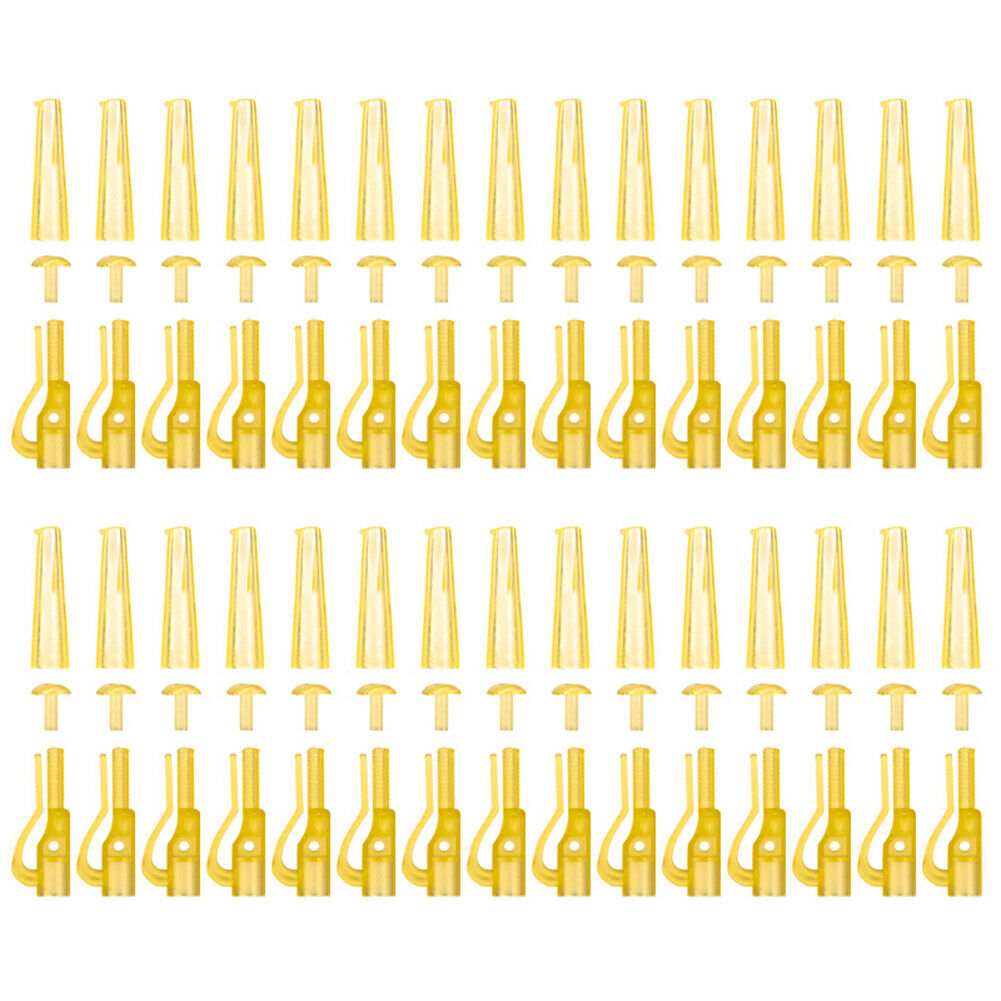 30pcs Carp Fishing Accessories Kit Line Tail  Clips Fishing Rig Tackle @