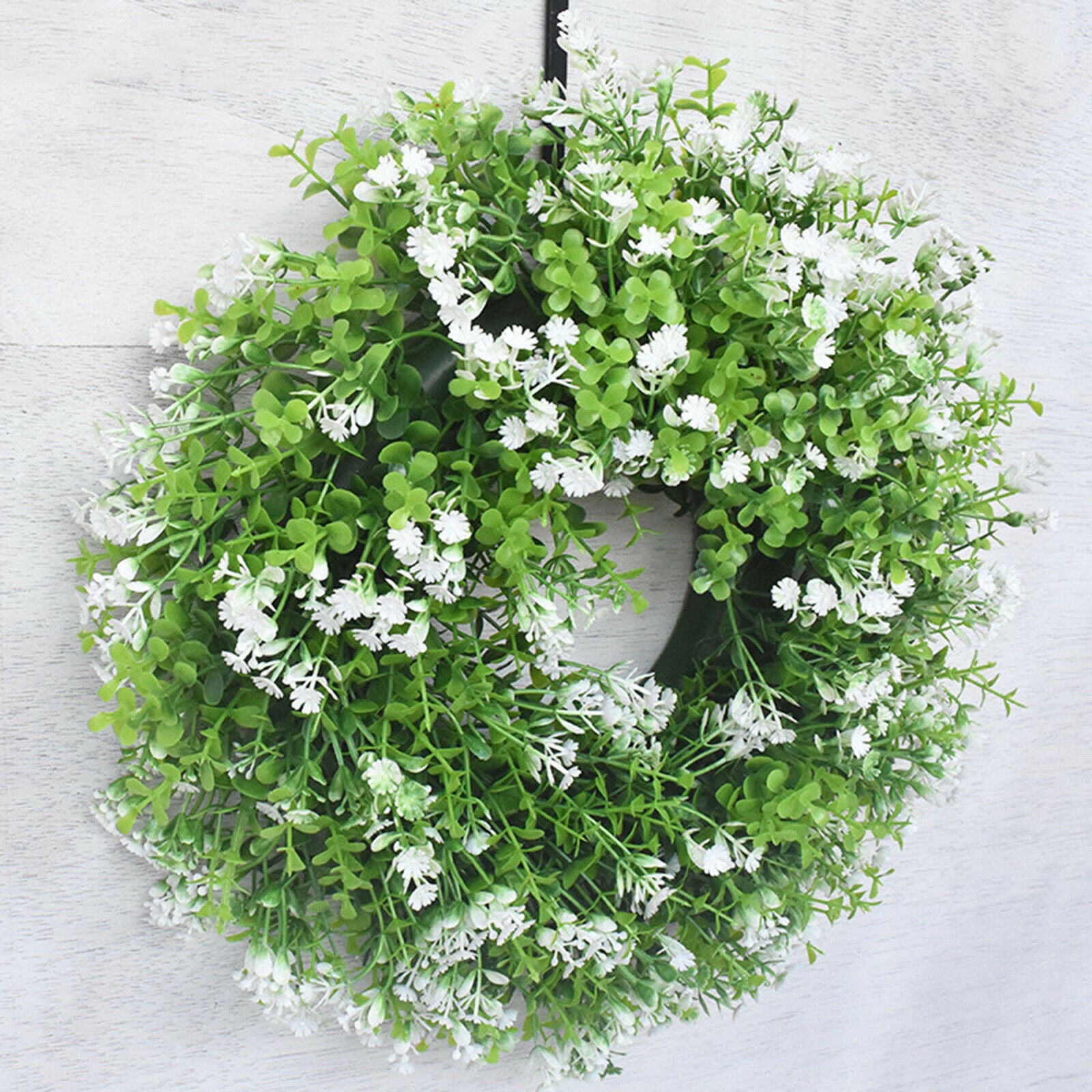 30cm Gypsophila Wreath Greenery Front Door Garland Wedding Party Decoration