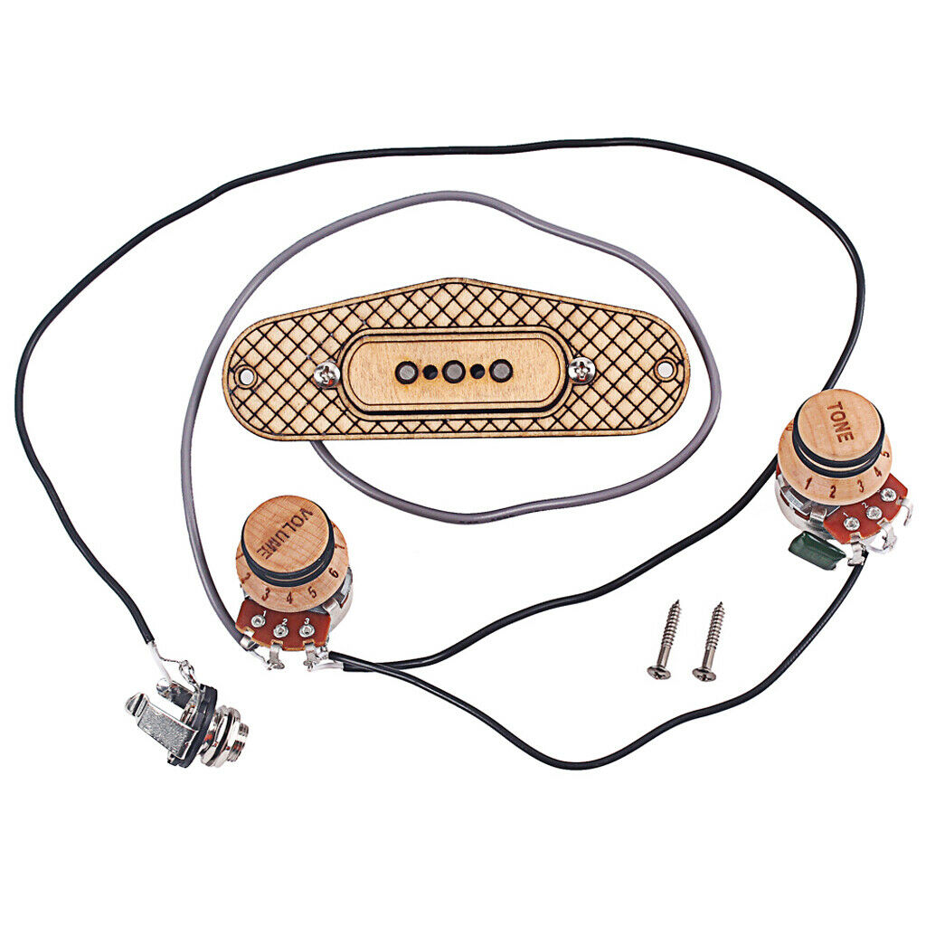 Instrument Accessories Cigar Box Guitar Maple Frame Pickup