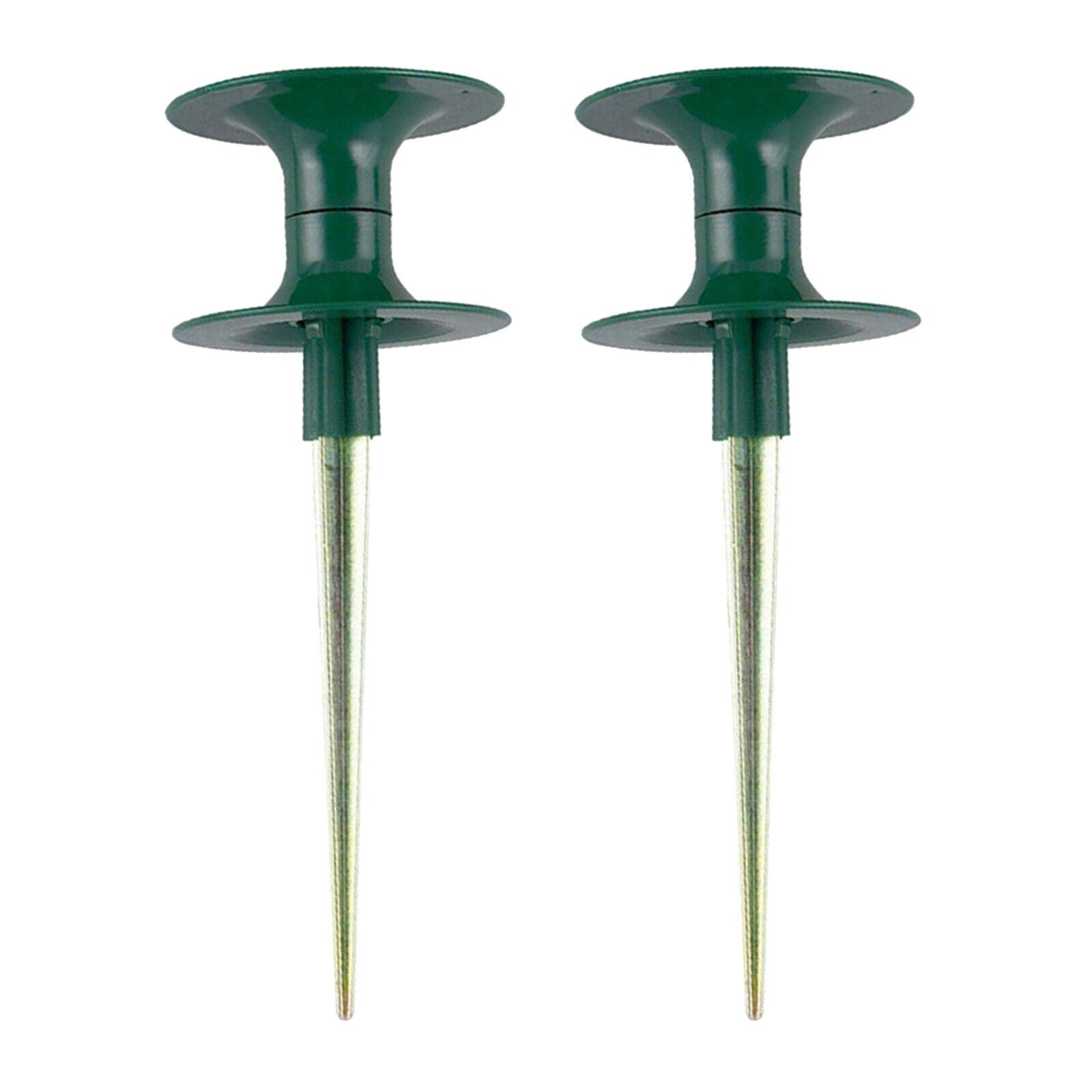 2 PCS Heavy Duty Garden Hose Guide Spike Organizer Carrier Plant Protection