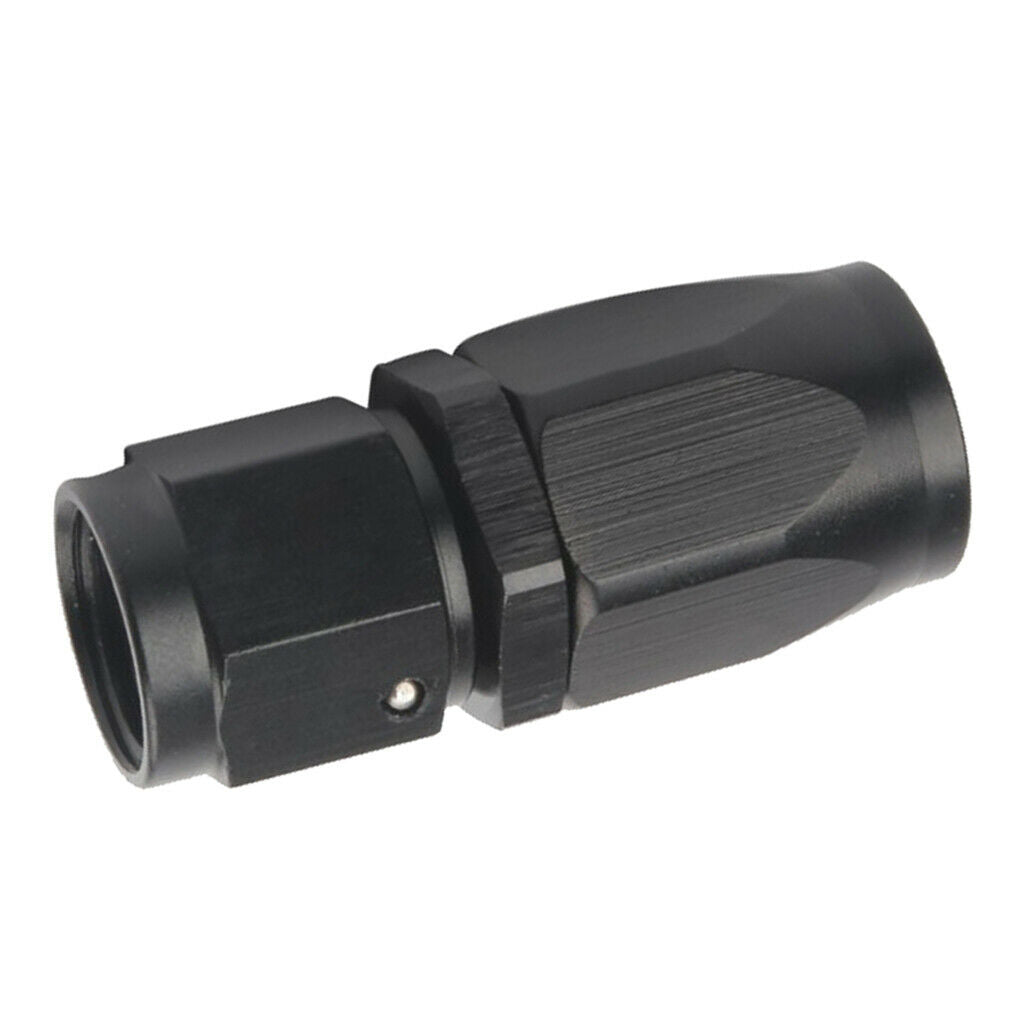 Universal Reusable Anoized AN 6 6AN Straight Black 0 Degree AN6 Hose End