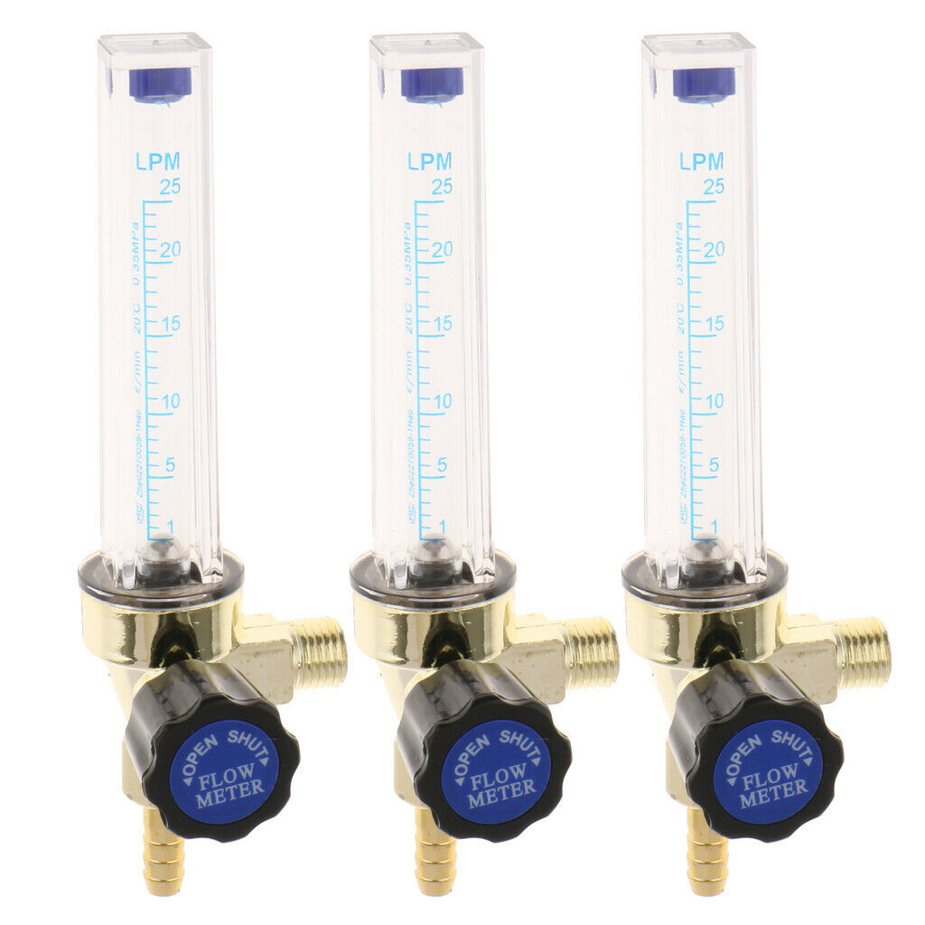 Gas Welder Argon Ar CO2 Flow Meter Mig Tig Welder Accs Pressure 0.35MPa