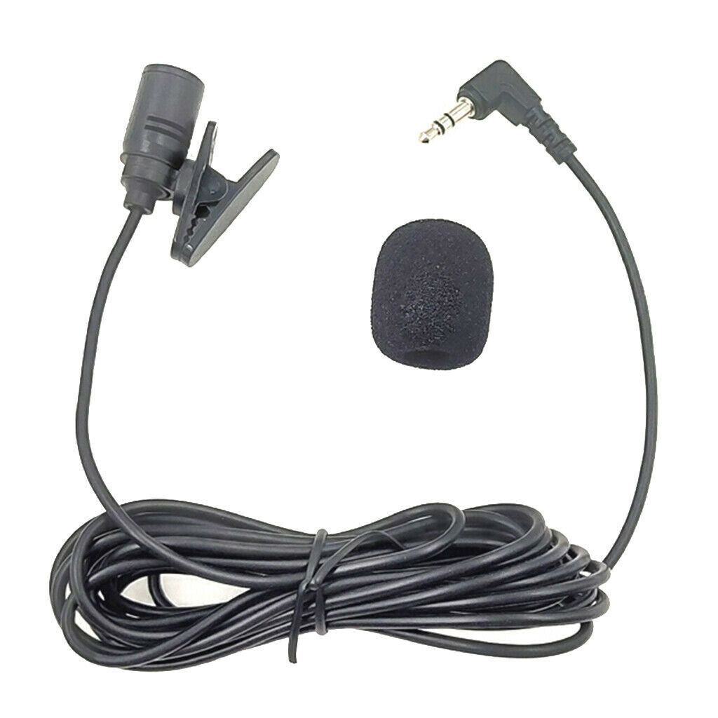 1.2m Lavalier Lapel Microphone Professional Grade Omnidirectional Mic Condenser